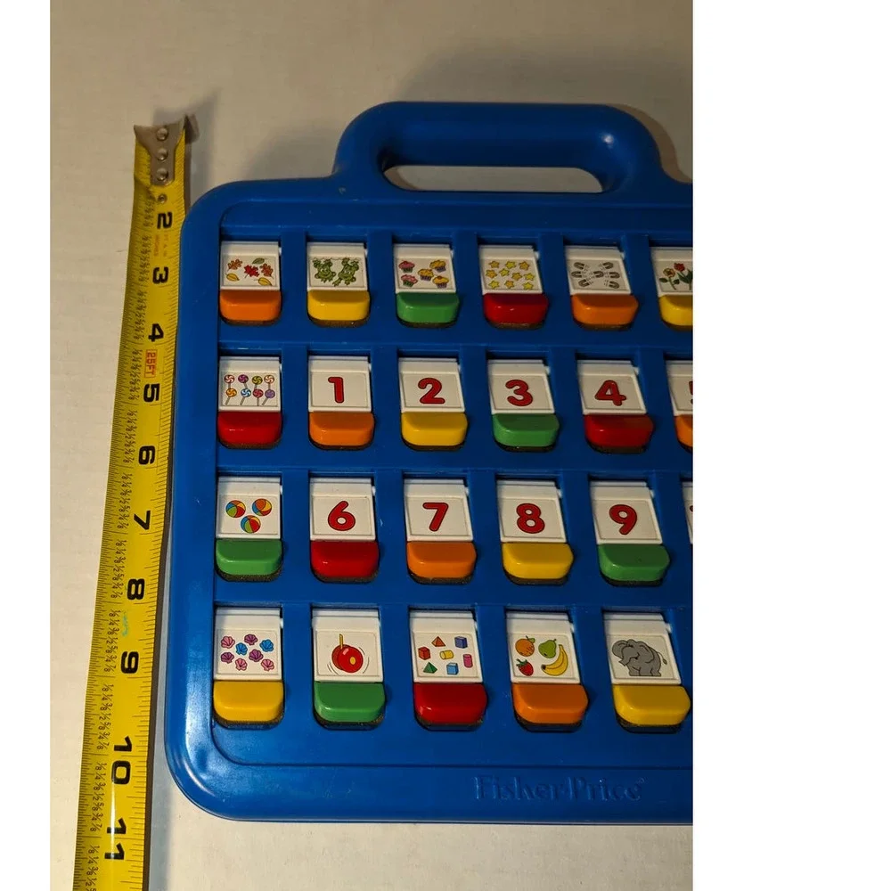 Vintage 1995 Fisher Price Flip-up Numbers Count Add Subtract Math Educational